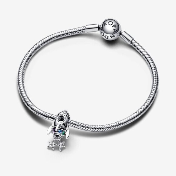 Pandora Space Love Rocket Charm - Picture 3 of 3